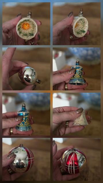 Vintage kerstballen € 7.50 per stuk beschikbaar voor biedingen