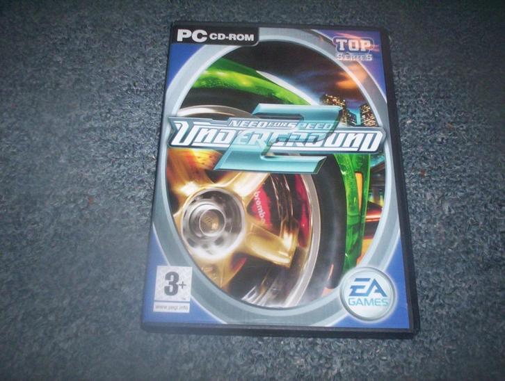 need for speed underground 2, Spelcomputers en Games, Games | Pc, Zo goed als nieuw, Racen en Vliegen, 1 speler, Vanaf 3 jaar