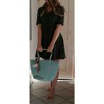 Bergerac vintage 50s swing jurkje zwart /wit patroon S 34791, Zwart, Ophalen of Verzenden, Zo goed als nieuw, Vintage