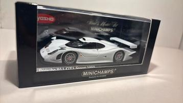 Porsche 911 gt1 street white 1998 exclusief for kyosho 1.43 beschikbaar voor biedingen