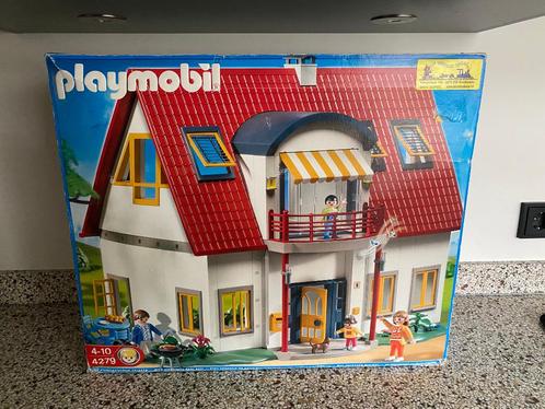 Playmobil - moderne villa 4279 met uitbreidingsset A 7387, Kinderen en Baby's, Speelgoed | Playmobil, Zo goed als nieuw, Complete set