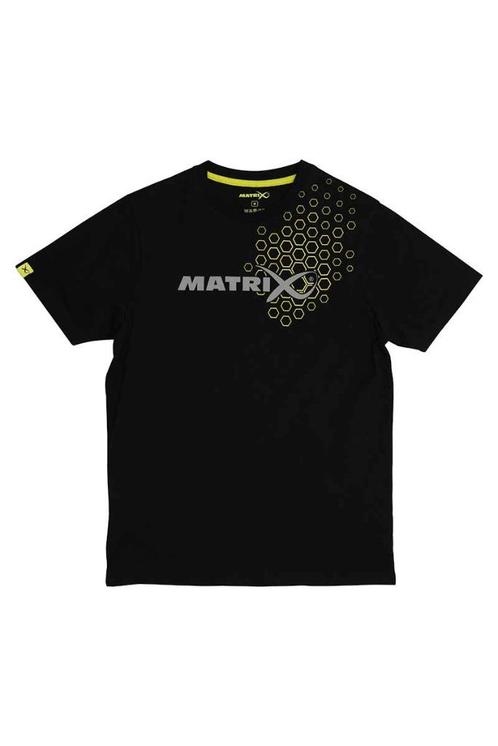 Matrix Hex Print T-Shirt Black, Watersport en Boten, Hengelsport | Witvissen, Nieuw, Overige typen, Ophalen of Verzenden