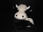 LOBBES KOE HANDPOP PLUCHE ZWART/WIT MET, Verzenden, Nieuw, Overige typen