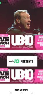 Ub40 live on the beach  2 tickets, Twee personen