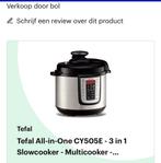 Tefal All-in-One CY505E Slowcooker Multicooker en Snelkookpa, Ophalen, Zo goed als nieuw