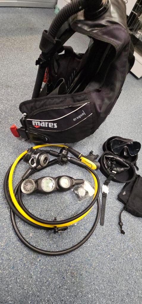 Complete Duikset - Mares, Suunto, Qdive, Watersport en Boten, Duiken, Gebruikt, Overige typen, Ophalen of Verzenden