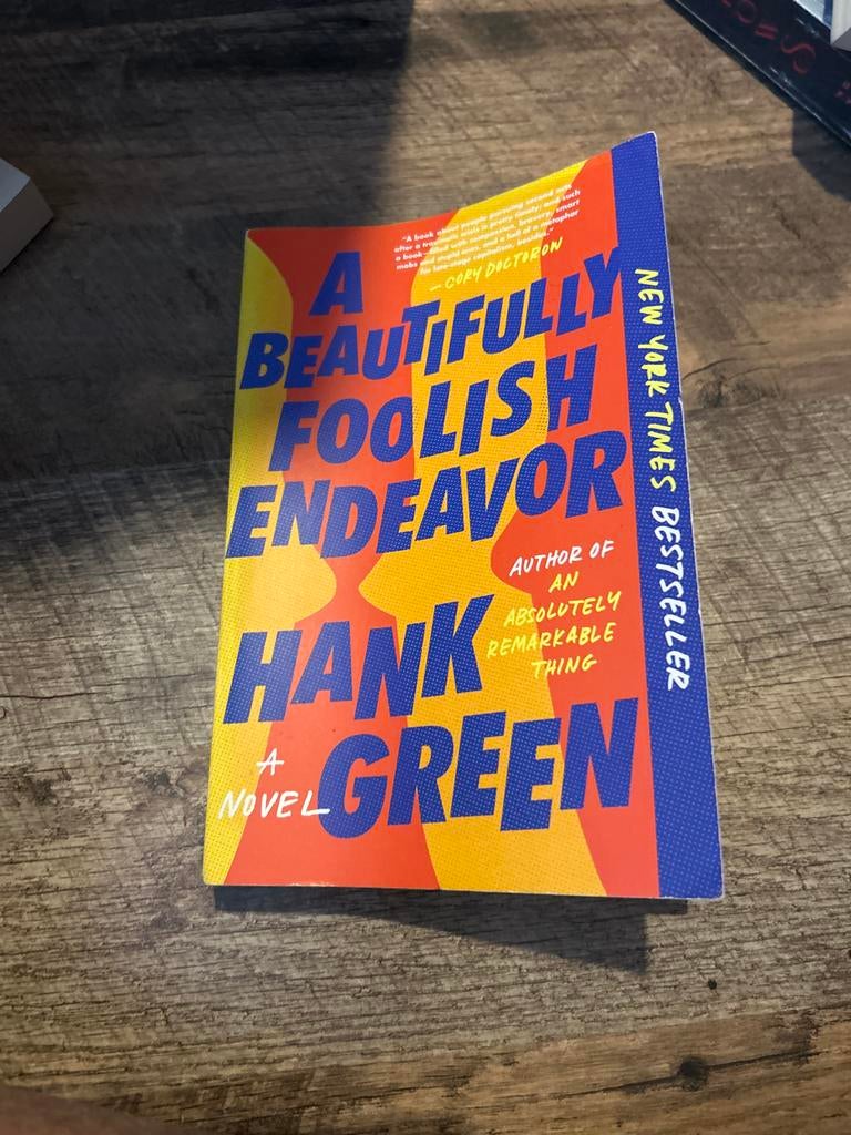 A Beautifully Foolish Endeavor - Hank Green, Ophalen of Verzenden, Zo goed als nieuw, Amerika
