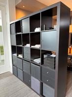 2x IKEA Kallax Kast - Zwartbruin, Ophalen, 150 tot 200 cm, Zo goed als nieuw, 150 tot 200 cm