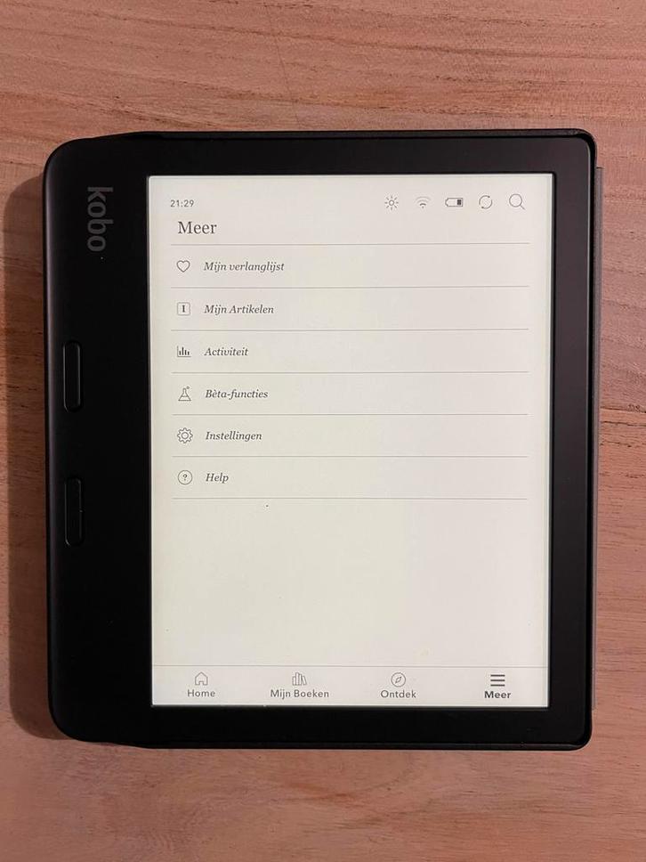 Kobo Libra 2 - Nieuwstaat!, Computers en Software, E-readers, Nieuw, 7 inch, 16 GB of meer, Touchscreen, Wi-Fi, Ophalen