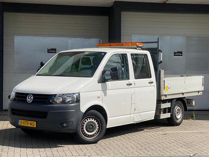 Volkswagen Transporter 2.0 TDI L2H1 DC PICK-UP KIPPER, Auto's, Bestelauto's, Bedrijf, Te koop, ABS, Airbags, Airconditioning, Boordcomputer