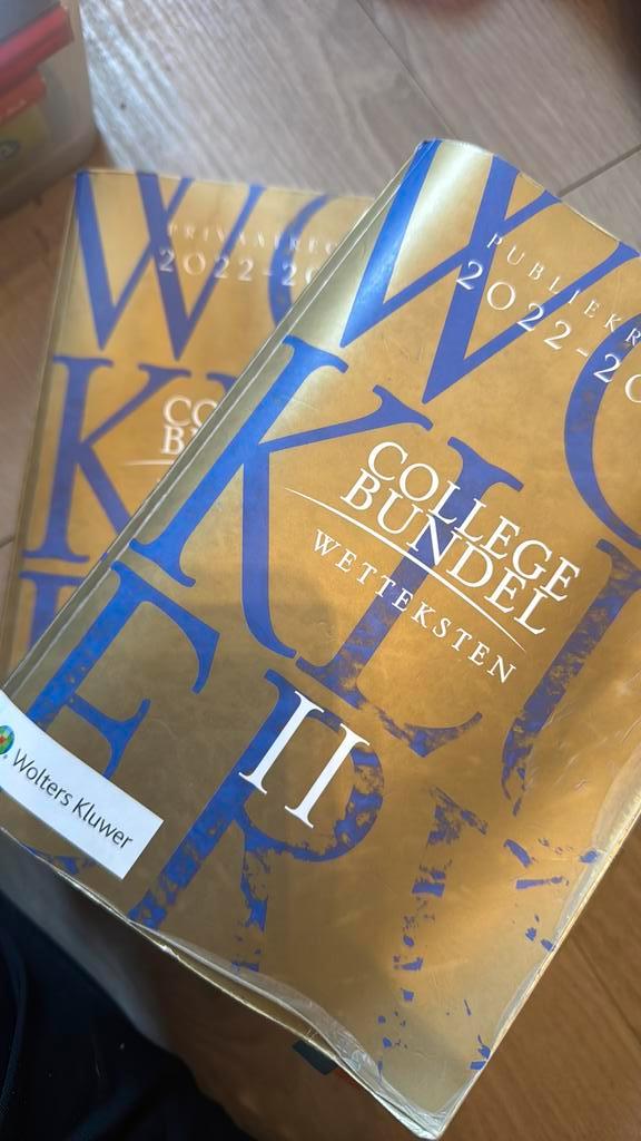 Wettenbundel 2022-2023 1&2, Boeken, Studieboeken en Cursussen, Gelezen, Beta, Ophalen of Verzenden