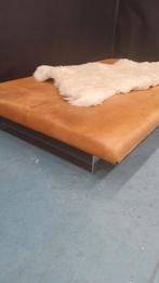 XL Vintage  loungebank/bed lederen turnkastdek, Ophalen, Zo goed als nieuw, 150 cm of meer