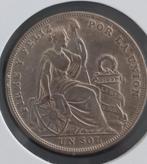 Peru 1 Sol 1924 (zilver), Verzenden, Zuid-Amerika, Losse munt, Zilver