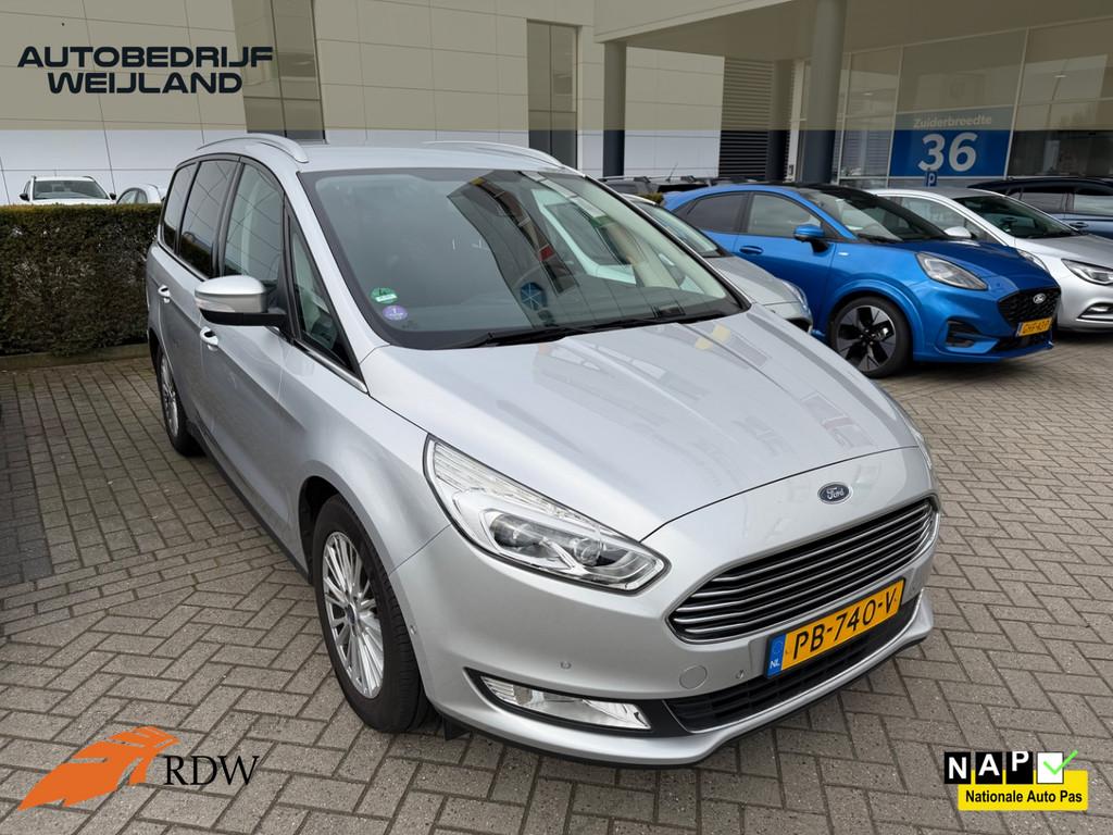 Ford Galaxy 1.5 Titanium 7 Persoons I Navi I Trekhaak 1600kg, Auto's, Voorwielaandrijving, 4 cilinders, 160 pk, 7 stoelen