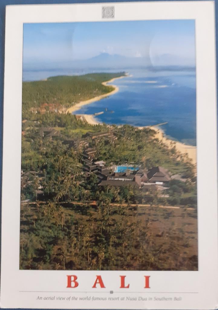 Ansichtkaart Indonesie Bali, Verzamelen, Ophalen of Verzenden, 1980 tot heden, Gelopen, Buiten Europa