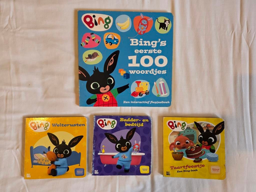 Bing voorleesboeken en 100 woorden boek, Ophalen