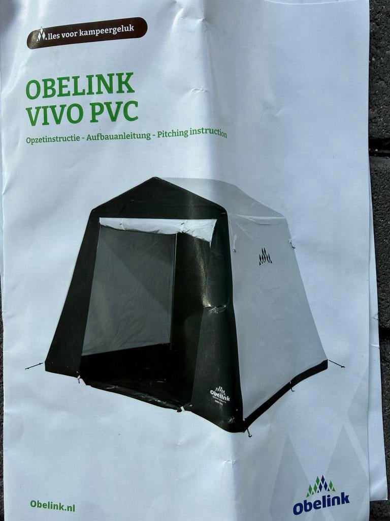 Schuur/fiets tent obelink, Caravans en Kamperen, Tenten, Ophalen, Zo goed als nieuw