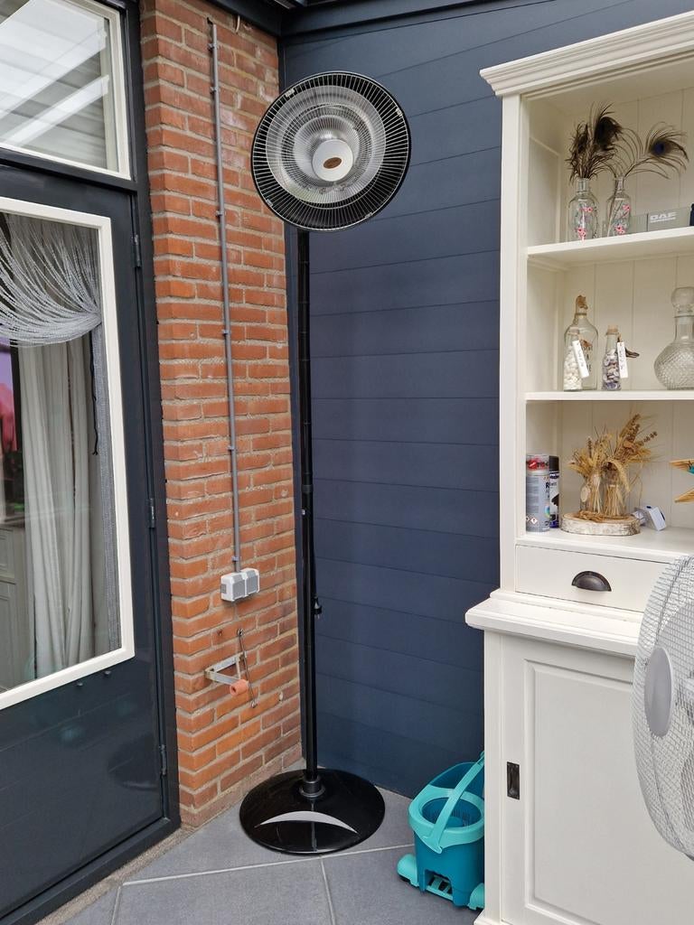 Perel terrasheater staand, Ophalen