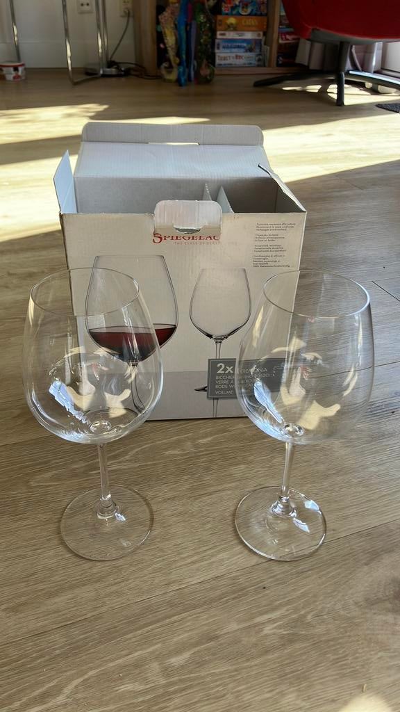 Spiegelau wijnglazen 810 ml, Verzamelen, Glas en Borrelglaasjes, Ophalen of Verzenden, Zo goed als nieuw, Overige typen