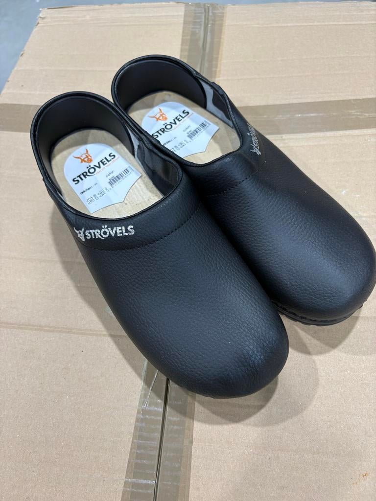 Strovels 304 dichte hiel onbeveiligd maat 45, Kleding | Heren, Schoenen, Klompen, Verzenden, ., Zwart