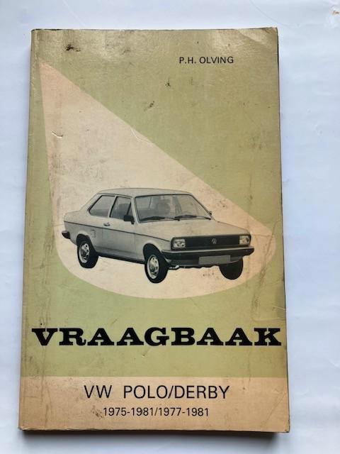 Vraagbaak    Volkswagen Polo - Derby  1975-1977    1977-1981, Ophalen of Verzenden