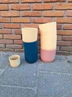 Elho bloempotten set van 7 stuks, Tuin en Terras, Bloempotten, Ophalen, Kunststof, Rond, Minder dan 40 cm