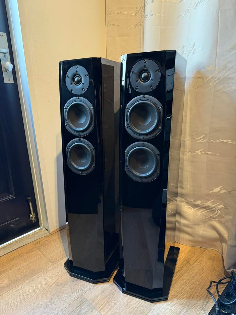 Mooie Phonar Veritas P4 EdMa Luidspreker Hoogglans Zwart, Overige merken, -, -, Ophalen of Verzenden