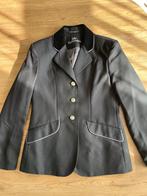 Rijjasje 152 Equi Theme zwart - wedstrijdjasje, Dieren en Toebehoren, Paardrijkleding, Ophalen of Verzenden, Zo goed als nieuw