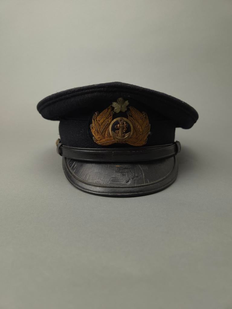 Japan Keizerlijke Marine pet officier Schirmmütze pacific, Verzamelen, Militaria | Tweede Wereldoorlog, Verzenden, Marine, Azië