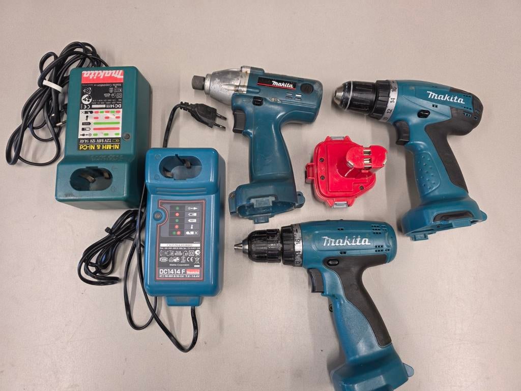 Makita set 12v, Ophalen of Verzenden, Boor- en Schroefmachine