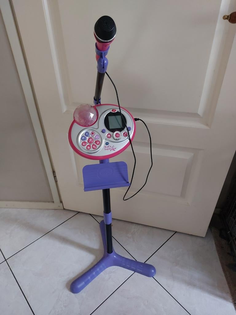 VTech Kidi Super Star Karaoke Microfoon met Standaard, Ophalen