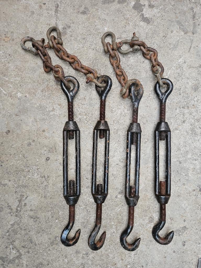 Wantspanners Tjalk, Ophalen, Gebruikt, Tuigage en Masten, Zeilboot