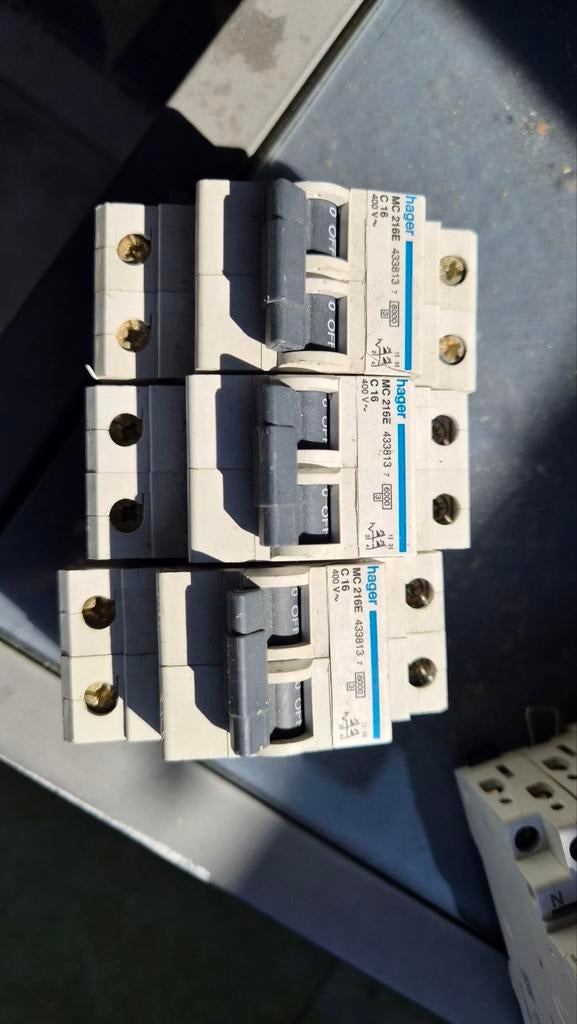 Hager Groep Automaat C16 Karakteristiek, Ophalen of Verzenden, Nieuw, Overige typen