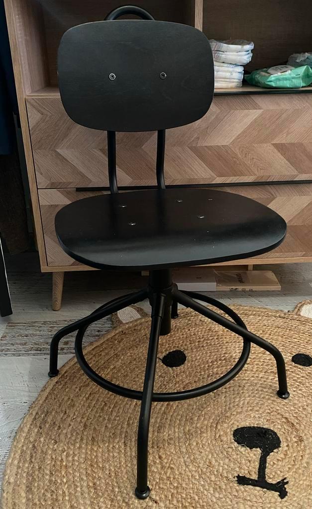 IKEA KULLABERG bureaustoel, Huis en Inrichting, Bureaustoelen, Gebruikt, Bureaustoel, Zwart, Ophalen