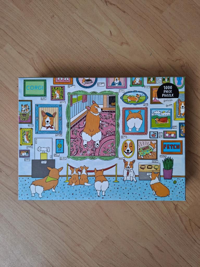 Puzzel 1000 stukjes corgi museum, Hobby en Vrije tijd, Denksport en Puzzels, Ophalen of Verzenden, 500 t/m 1500 stukjes, Zo goed als nieuw
