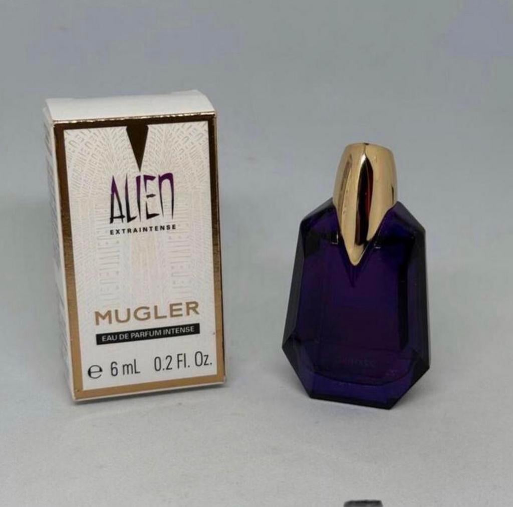 Parfumminiatuur Alien ExtraIntense 6 ml edp intense Mugler, Verzamelen, Parfumverzamelingen, Verzenden, Nieuw, Miniatuur, Gevuld