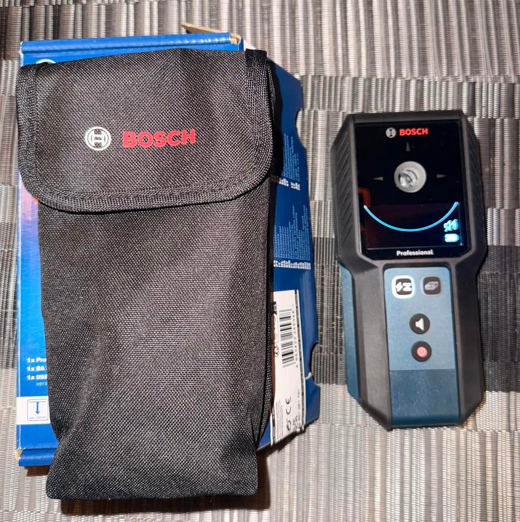 Bosch GMS 120-27 Multidetector/Leidingzoeker in tas tot 120, Doe-het-zelf en Verbouw, Meetapparatuur, Ophalen of Verzenden, Nieuw