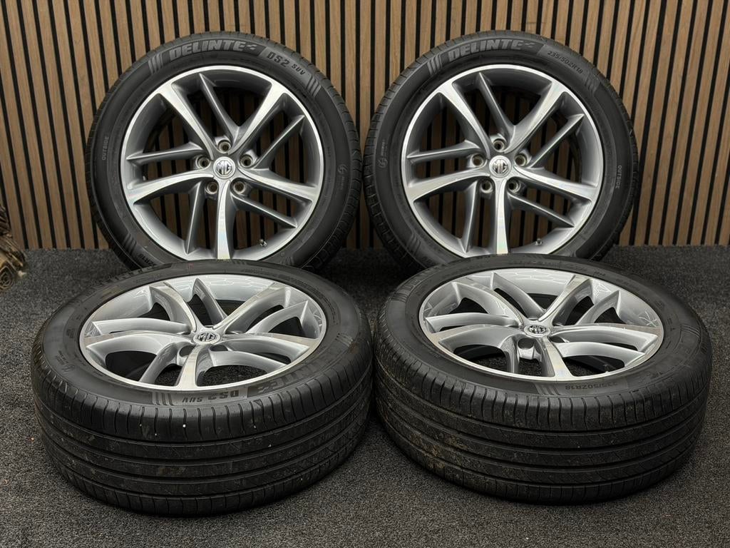 Originele 18 inch MG EHS 5x112 ET41 235/50/18 Delinte ZOMER!, Ophalen, 18 inch, ., Banden en Velgen