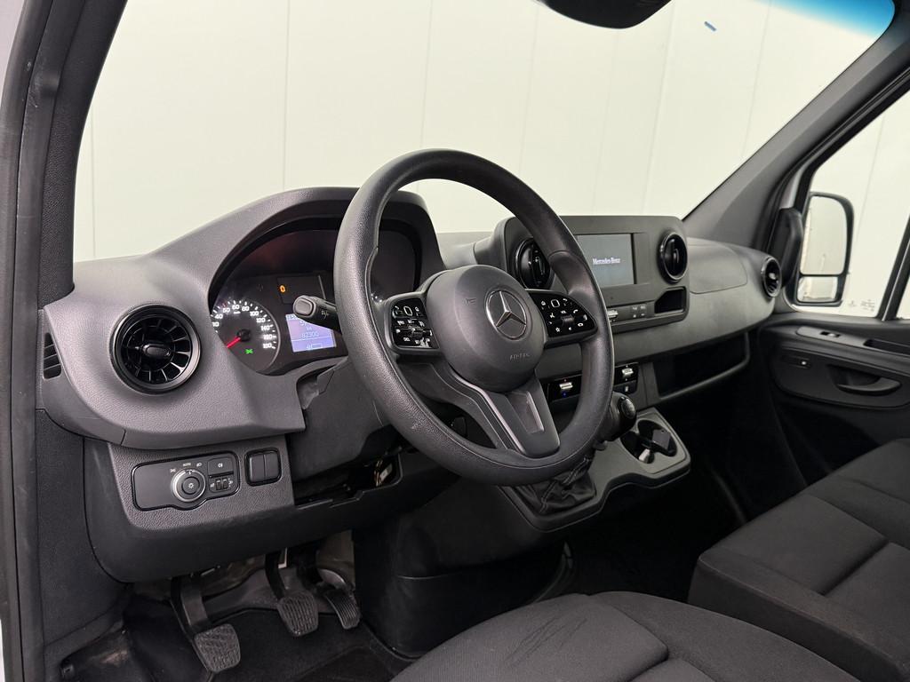 Mercedes-Benz Sprinter 317CDi L3H2 Maxi | Navigatie | Airco, Auto's, Bestelauto's, Stof, Zwart, 2000 kg, Wit