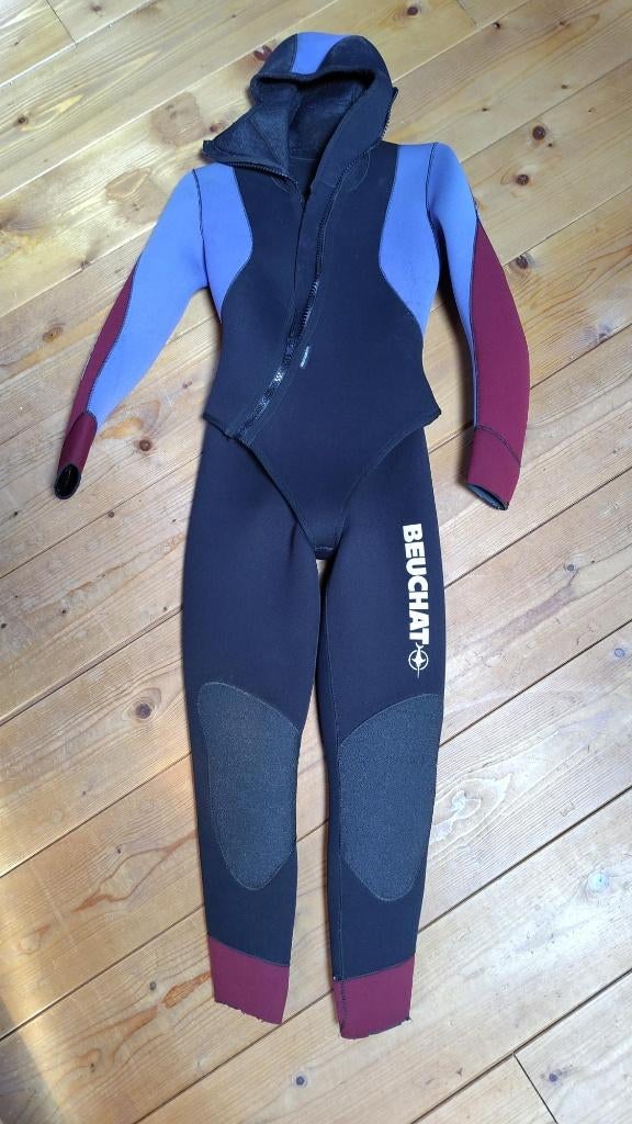 Dames duikpak (semi droog) 2x7 mm, Watersport en Boten, Duiken, Ophalen, Gebruikt, Duikpak