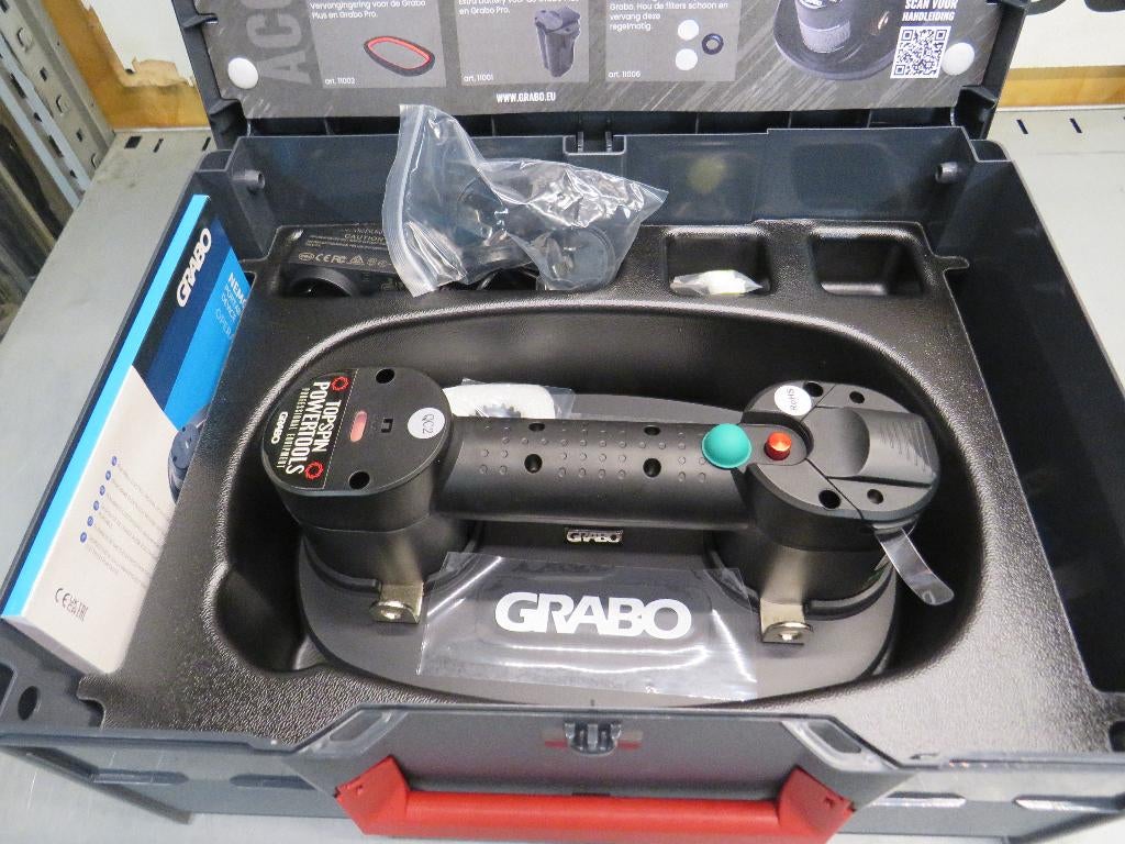 Grabo Plus Elektrische Vacuümhandzuiger 120kg  in systainer, Grabo.com, Nieuw, Zandhaarweg, Grabo
