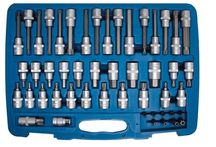 Bit doppen assortiment 1/2" 49-delig BGS, Doe-het-zelf en Verbouw, Gereedschap | Handgereedschap, Nieuw, Ophalen of Verzenden