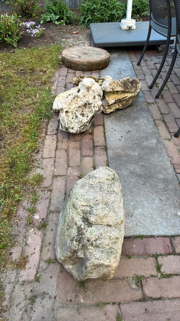 Sierstenen-/keien, Ophalen, Zo goed als nieuw, Beton, Overige typen