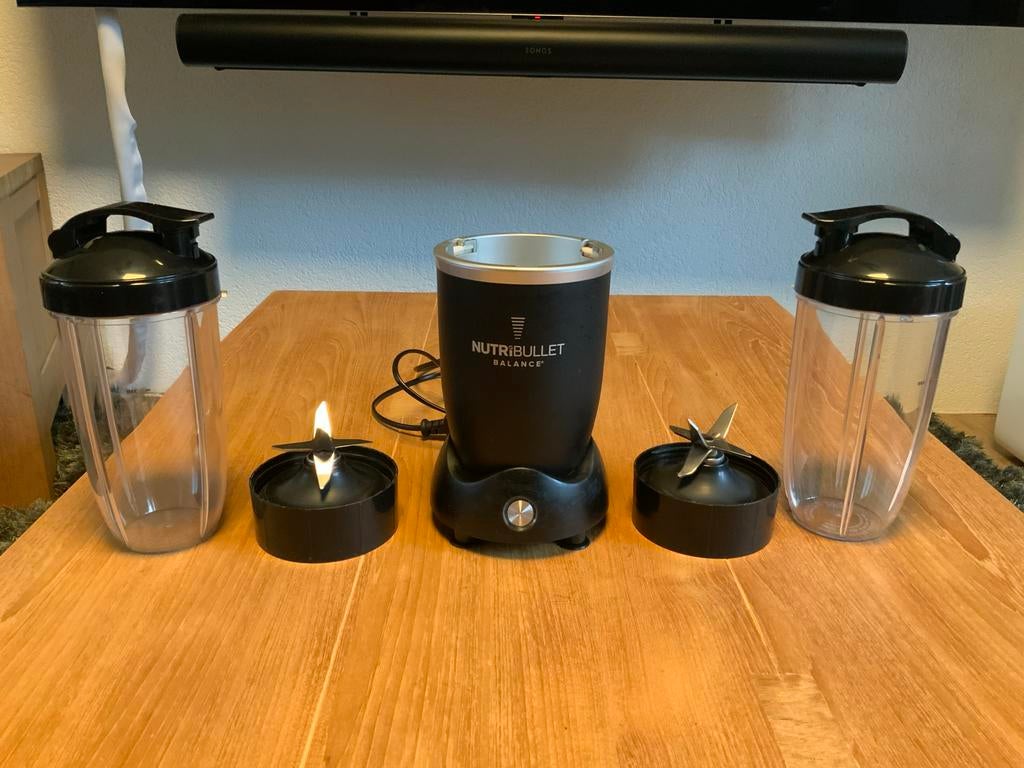 NutriBullet Balance Smart Blender - Met ingebouwde weegschaa, Ophalen of Verzenden, Zo goed als nieuw, Blender