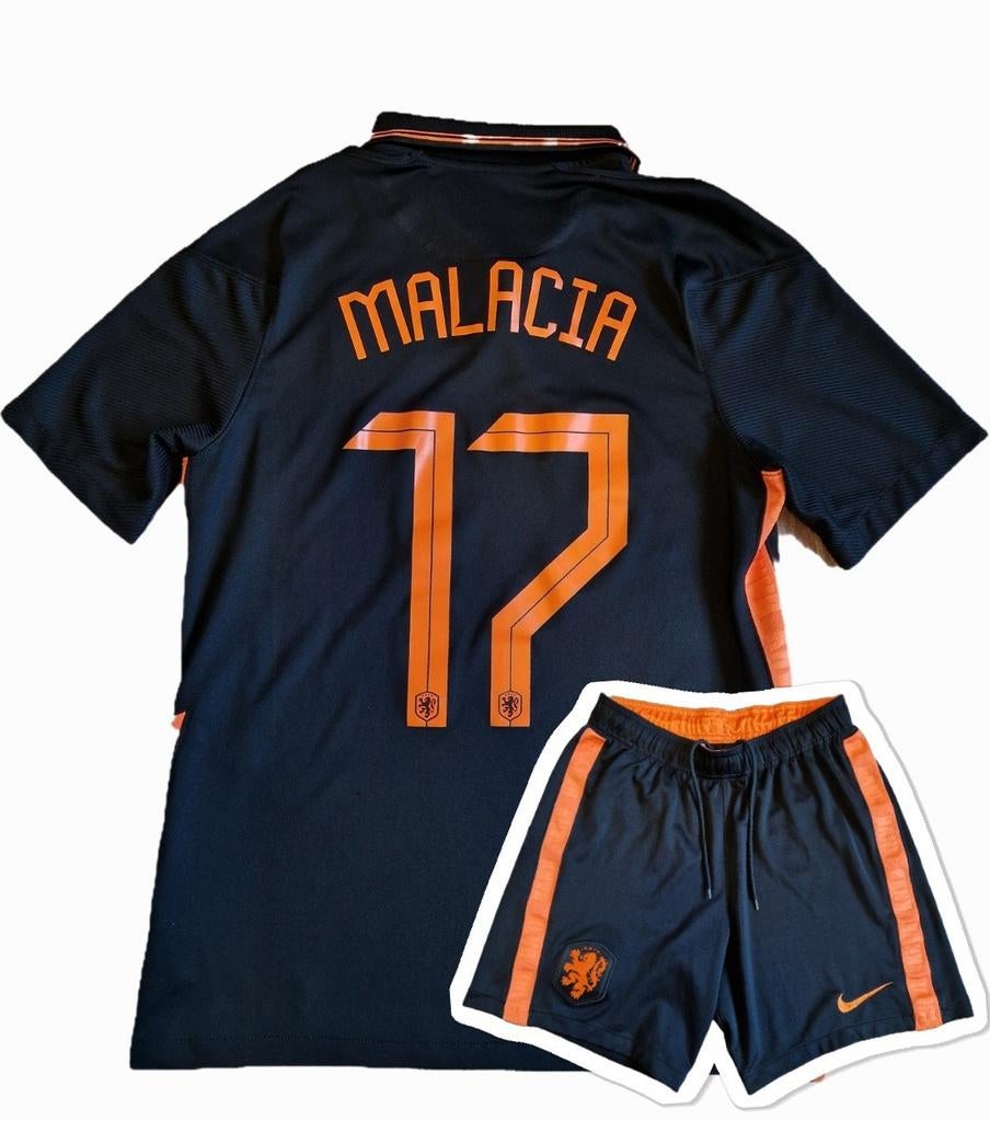 Nederlands elftal tenue 2020 KNVB zwart Oranje shirt M, Maat 48/50 (M), Nike, Oranje, Ophalen of Verzenden
