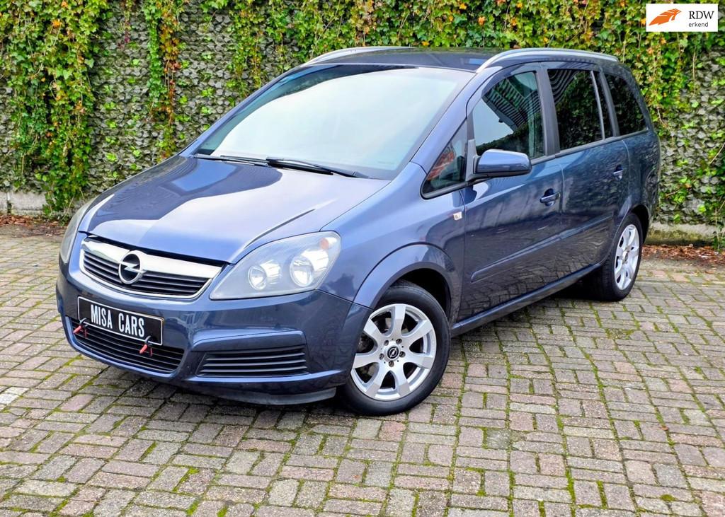 Opel Zafira 1.6 Essentia NW APK 7 person cruise Navi control, Auto's, Opel, Voorwielaandrijving, Stof, Gebruikt, Zwart