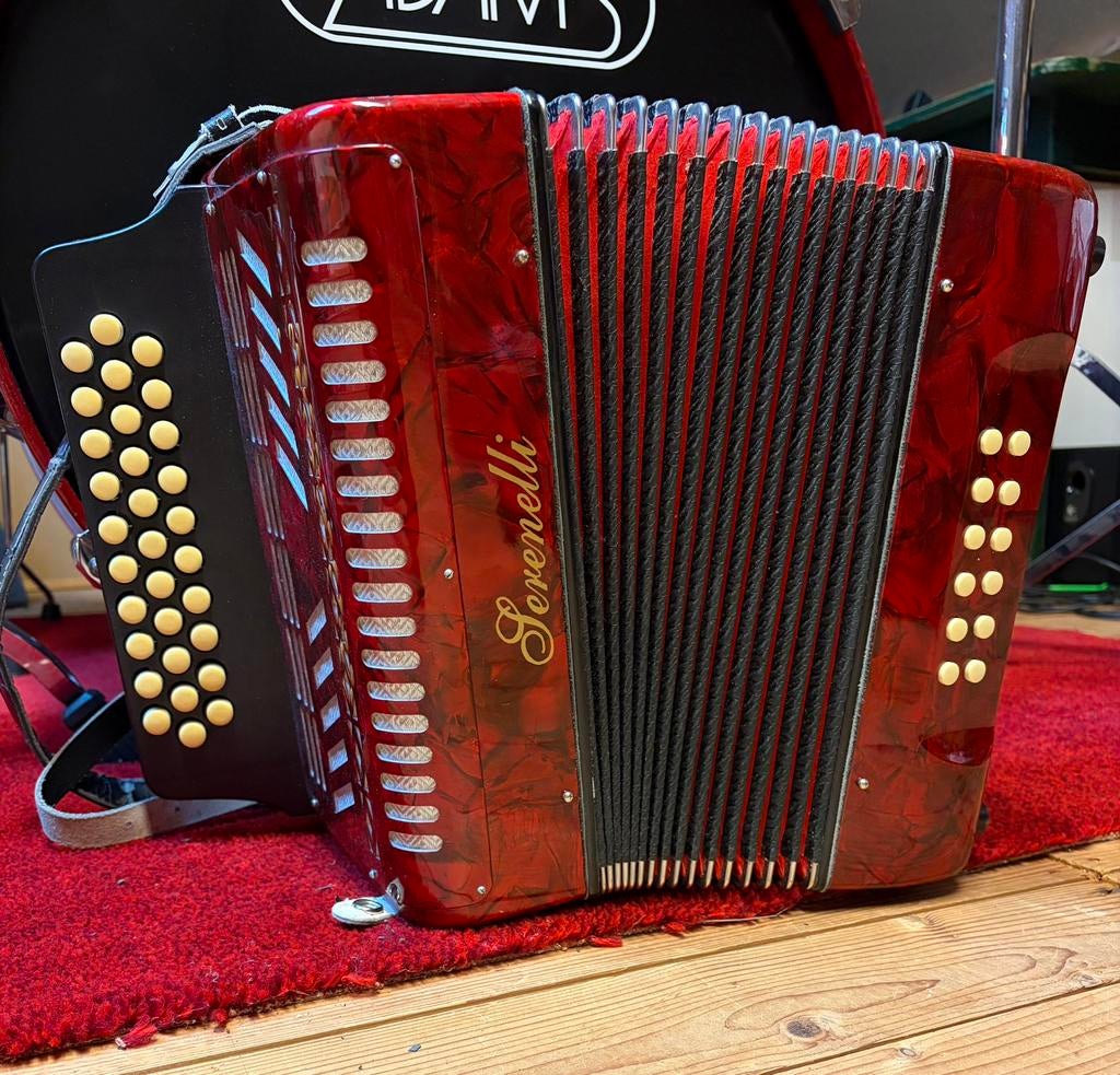 Trekharmonica, Muziek en Instrumenten, Accordeons, Overige merken, Met riemen, Overige formaten, Ophalen of Verzenden