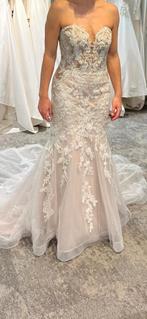 Trouwjurk Justin Alexander, Ophalen of Verzenden, Zo goed als nieuw, Wit, Trouwjurk