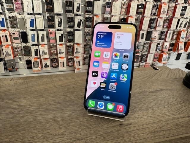 iPhone 15 128GB Zwart - Garantie & Nieuwstaat!, 97 %, IPhone 15, Apple, Zwart