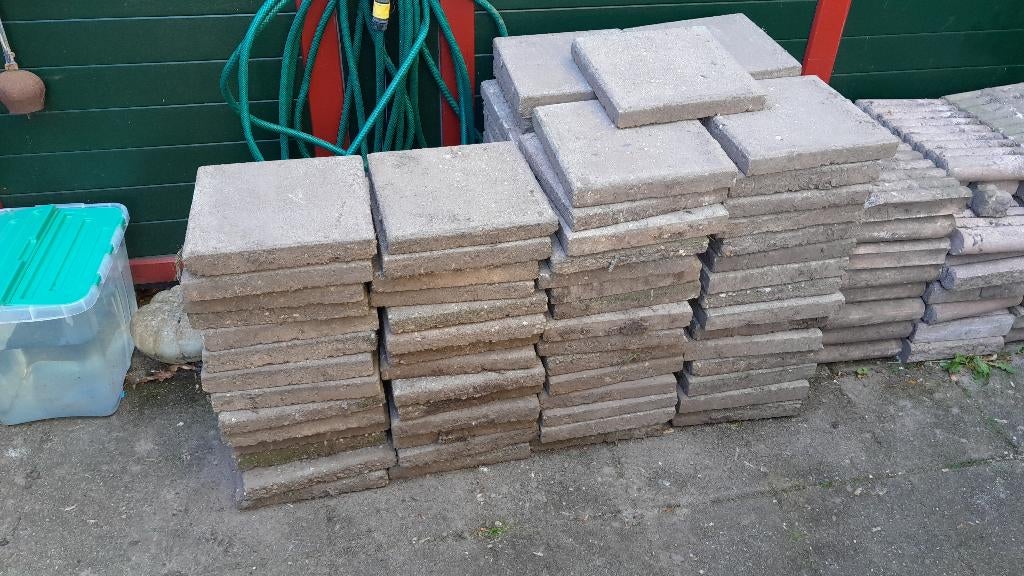 stoeptegels, Ophalen, Gebruikt, Beton, Overige typen
